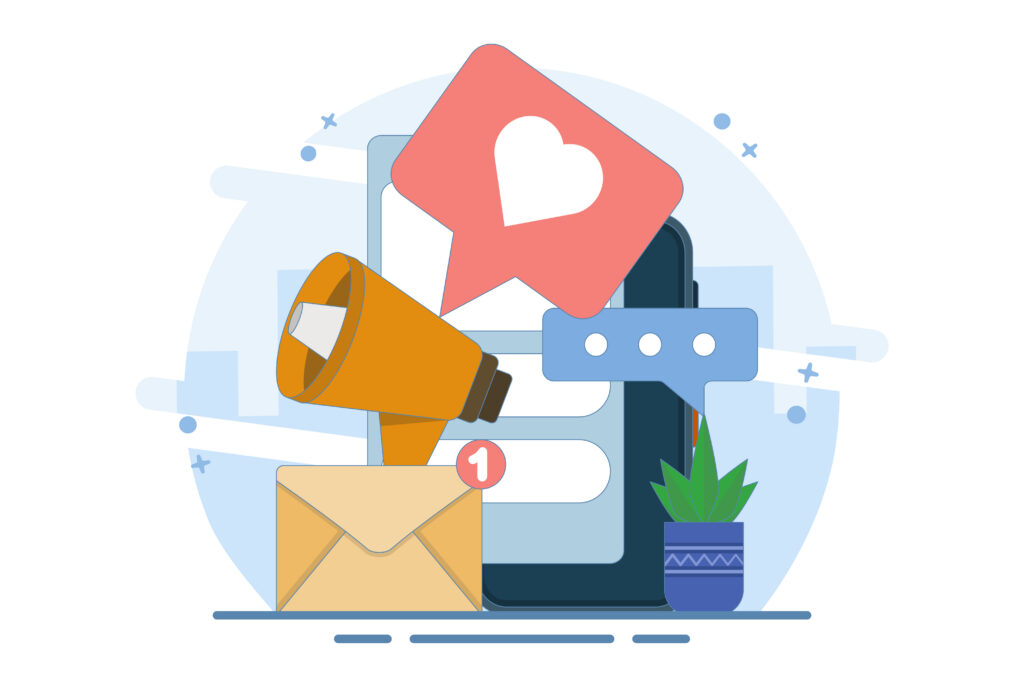 Afspraak op de zaak - social media