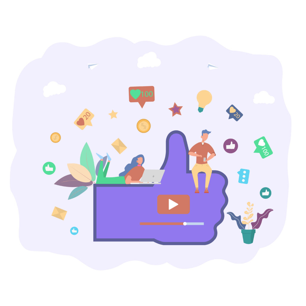 Goed keuren en posten - social media