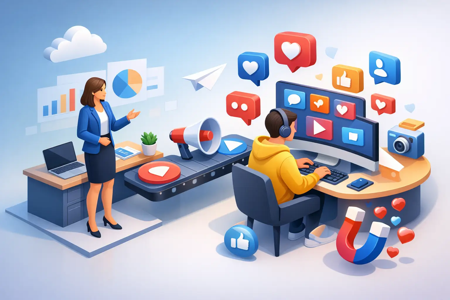 Social media uitbesteden bedrijf: slim of niet?