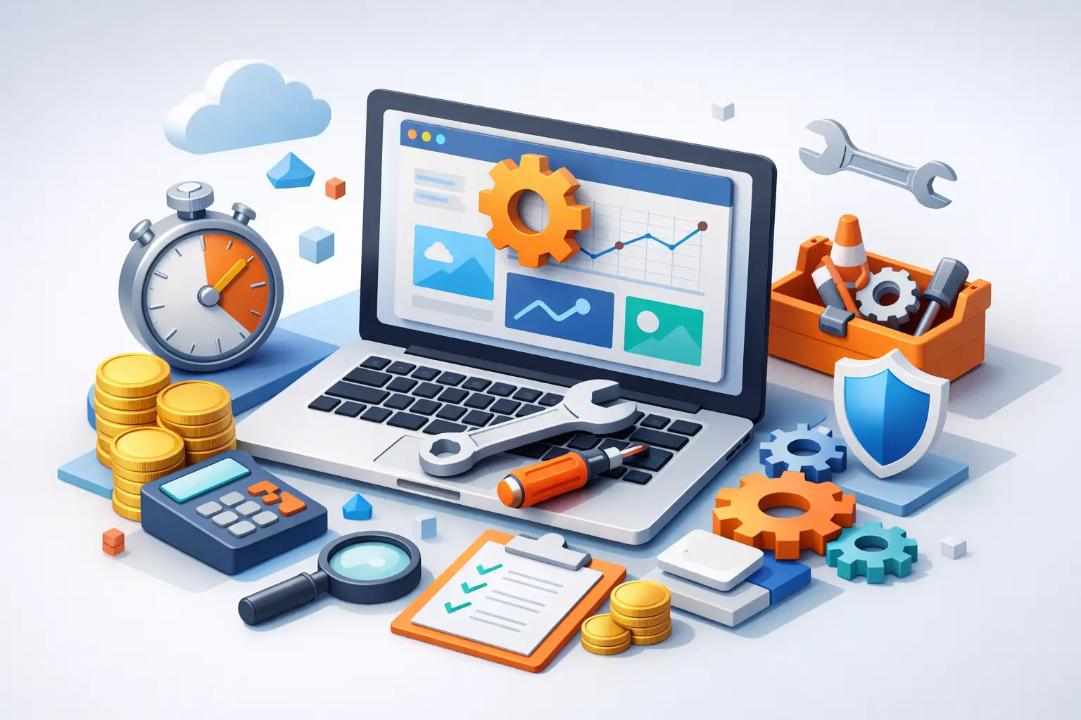 Wat kost website onderhoud per maand?